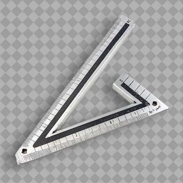 PSD a ruler with a black and white ruler that says x on it