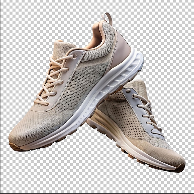 running shoes or sneakers on a transparent background