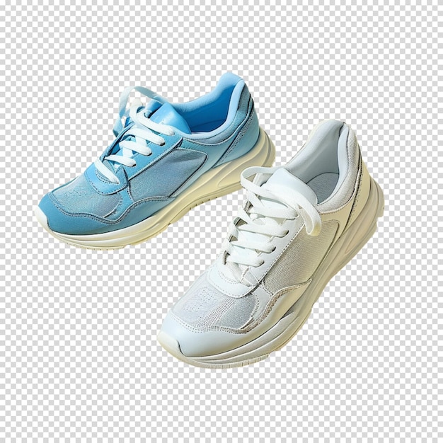 Running shoes or sneakers on a transparent background