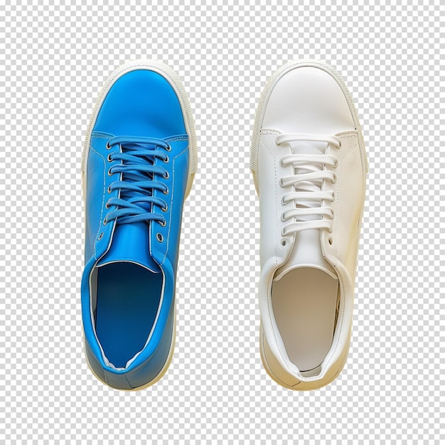 Running shoes or sneakers on a transparent background