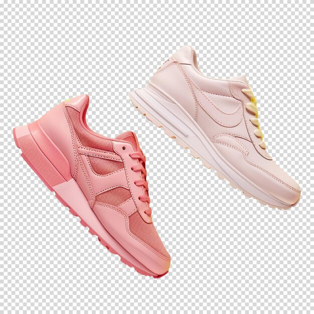 Running shoes or sneakers on a transparent background