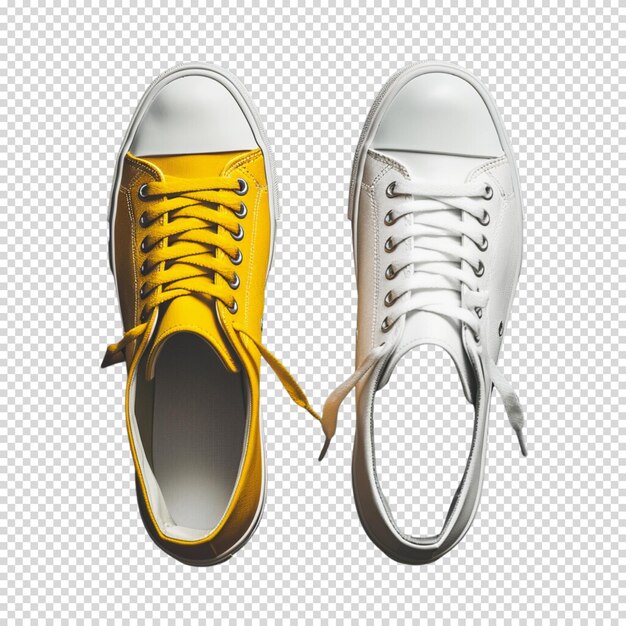 Running shoes or sneakers on a transparent background