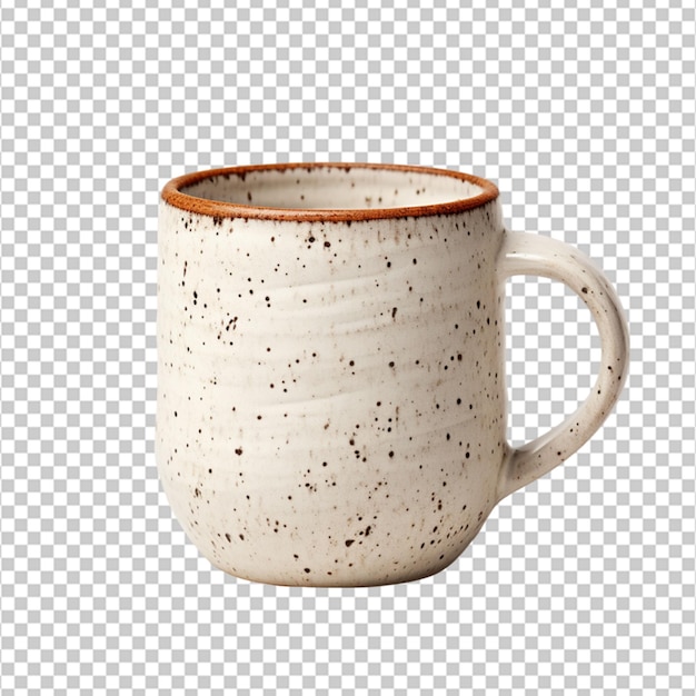 rustic speckled mug design resource on white background