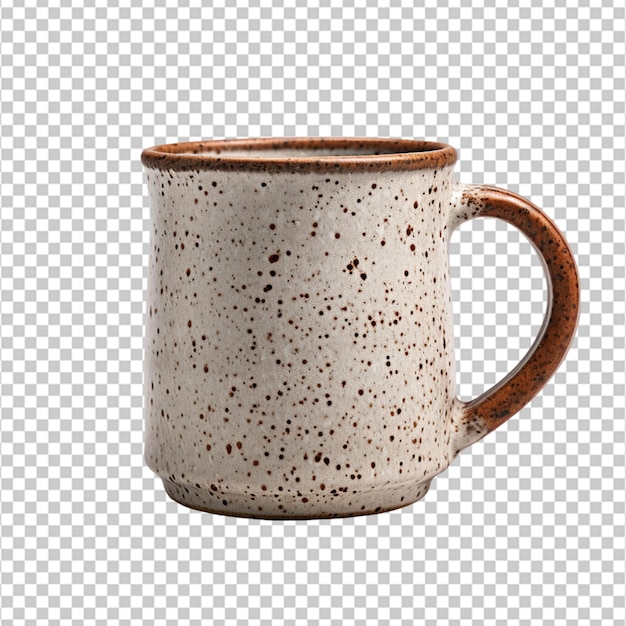 rustic speckled mug design resource on white background