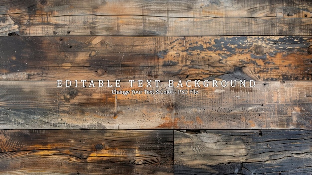 PSD rustic wooden plank texture