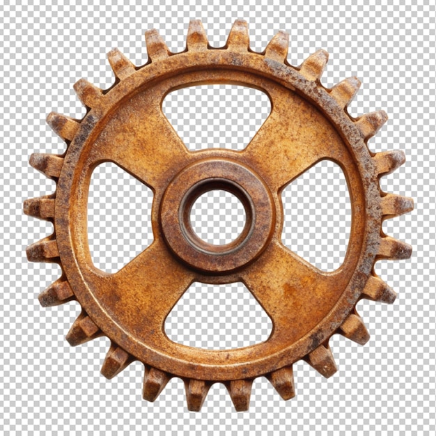 rusty old cog wheel