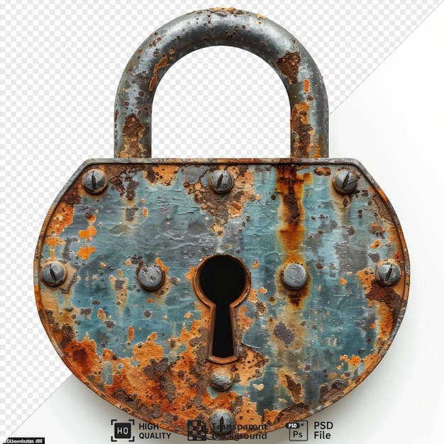 rusty old padlock png clipart png