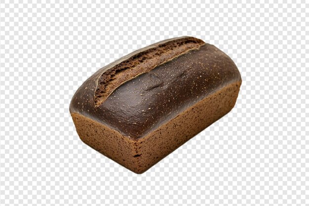 PSD rye bread loaf isolated on a transparent background