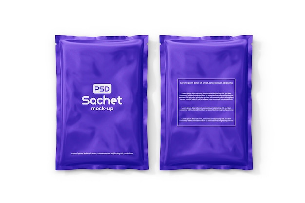 Sachet mockup