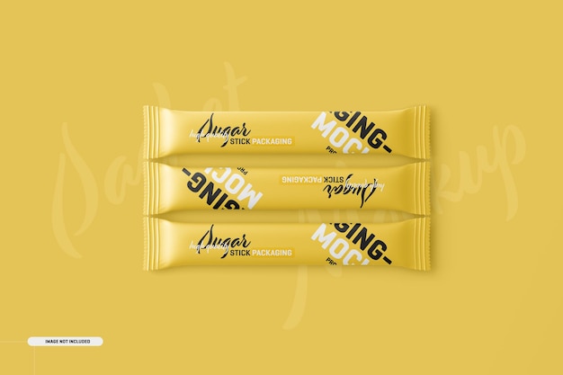 Sachet Stick Packaging Mockup