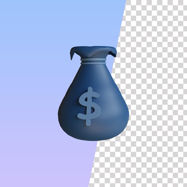 Sack of Money 3D Icon