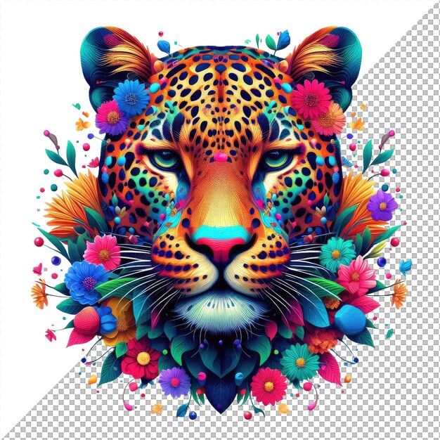 Safari Spectrum Art of Diverse Animal Fronts