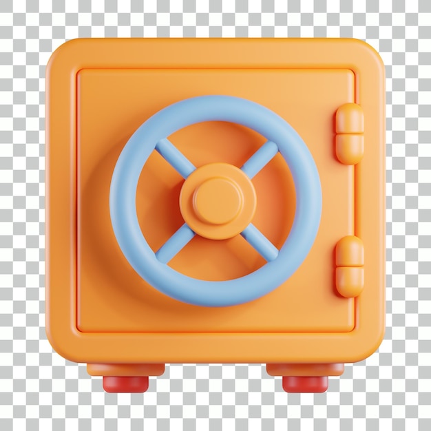 Safe box Money 3D Icon