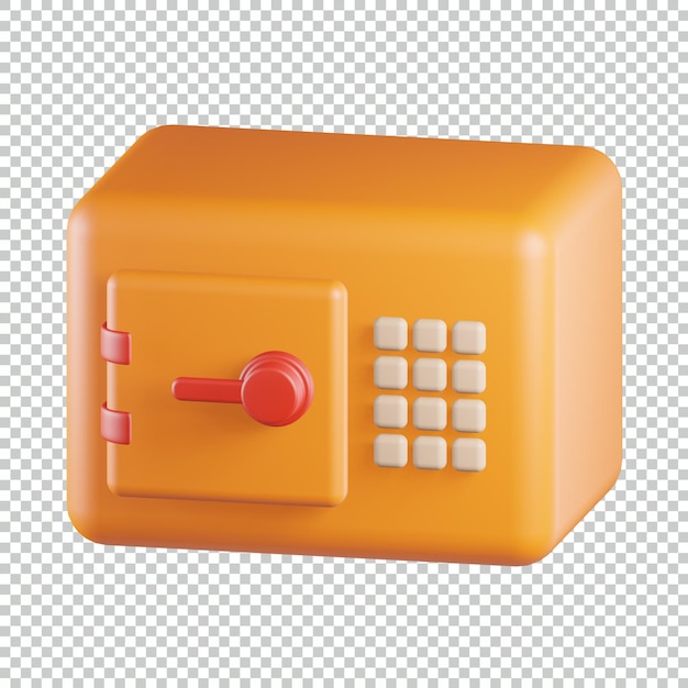 Safe Deposit Box 3D Icon