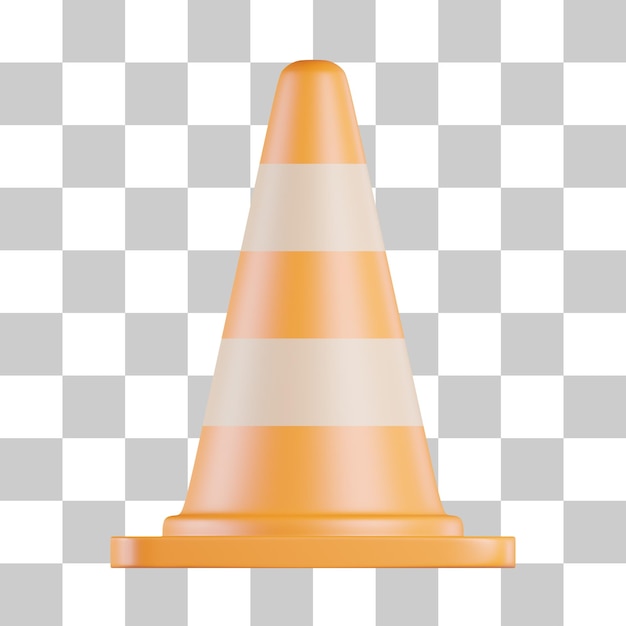 Safety Cone 3D Icon