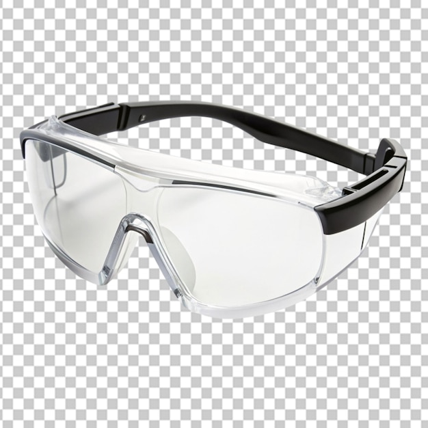 PSD safety glasses transparent background