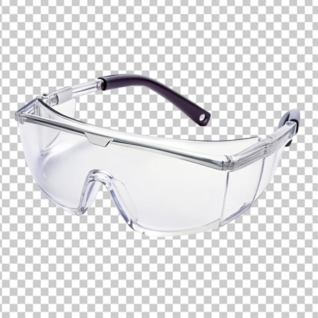 PSD safety glasses transparent background