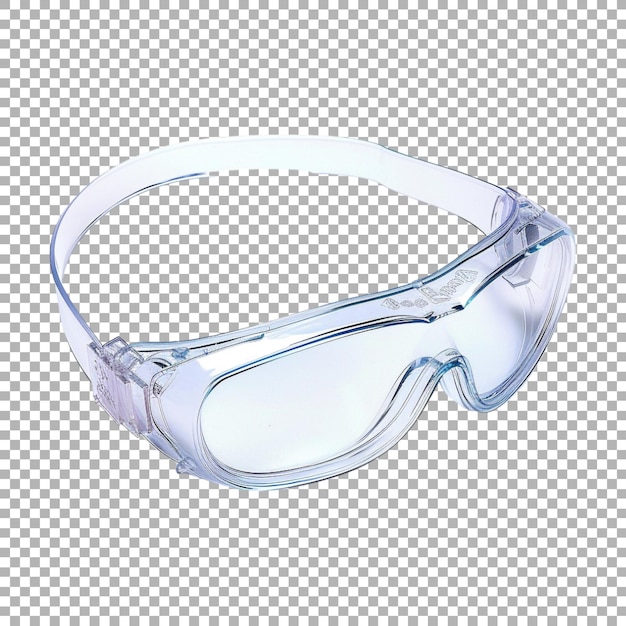 PSD safety goggles on transparent background ai generated