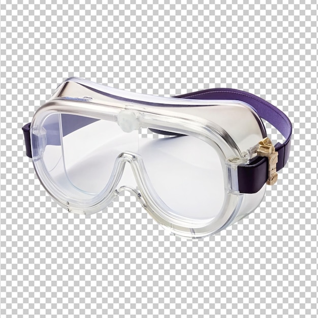 PSD safety goggles on transparent background