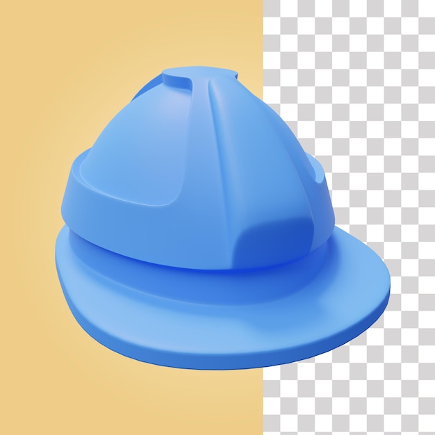 Safety hat 3d icon