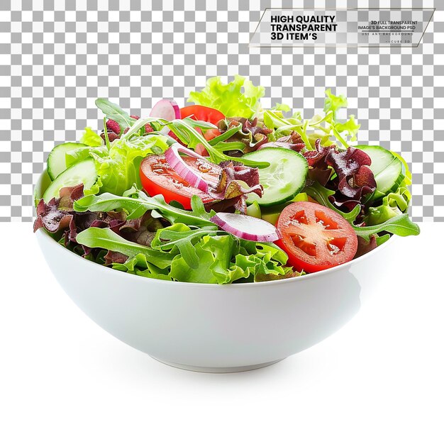 PSD salad bowl a large bowl used for serving salads on transparent background