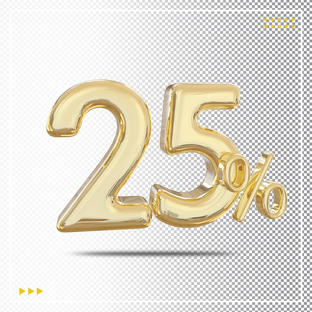 Sale 25 percent Gold luxury