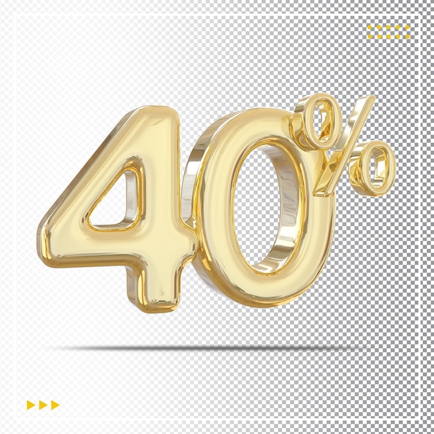 Sale 40 percent Gold luxury