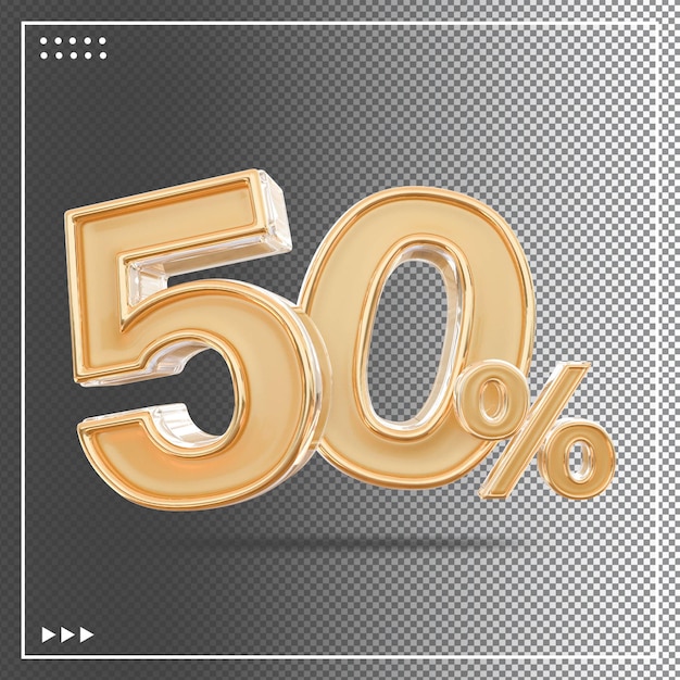 Sale 50 percent number sale