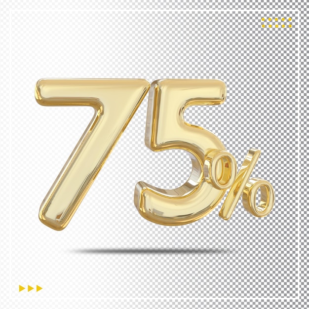 Sale 75 percent Gold luxury