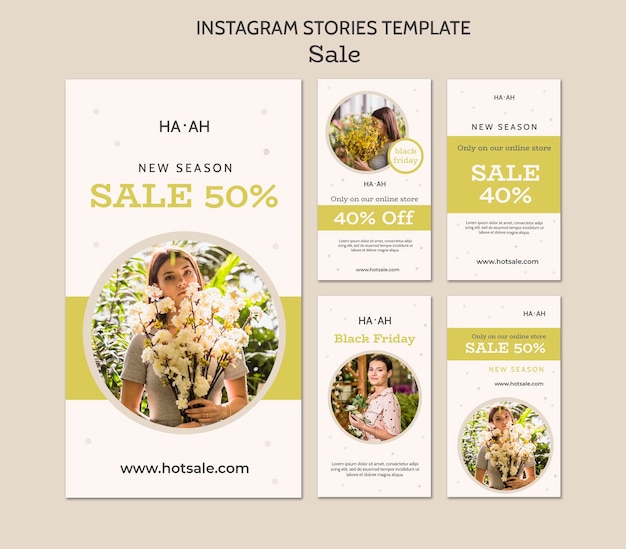 Sale offer instagram stories template