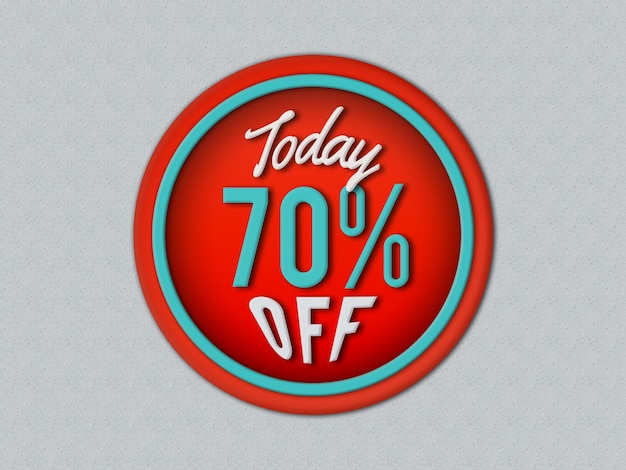 PSD sale price offer badge design