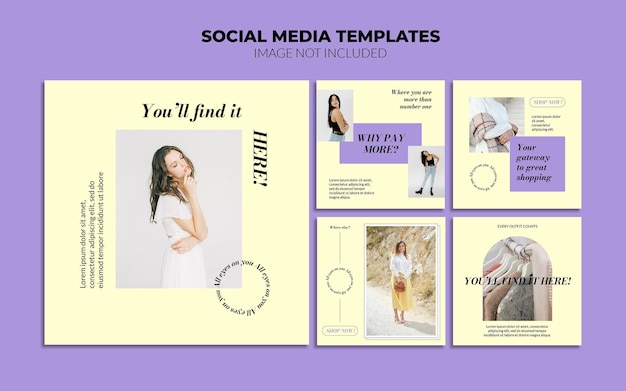 Sale and Promotion Social Media Instagram Post Templates