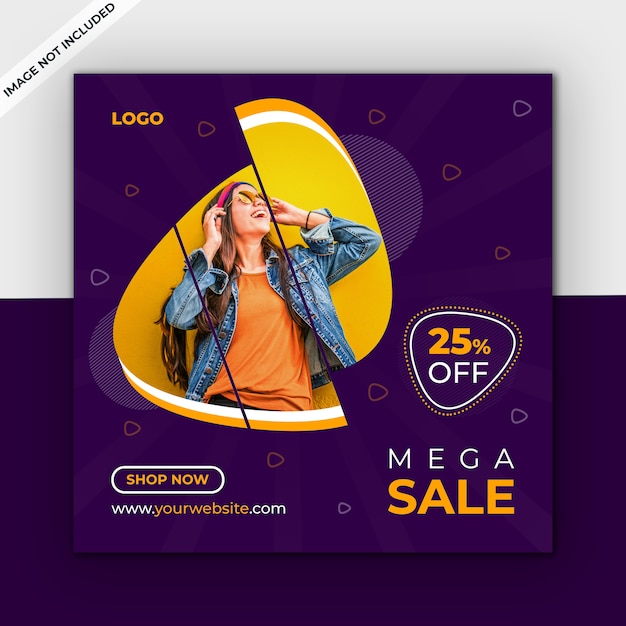 Sale social media post template