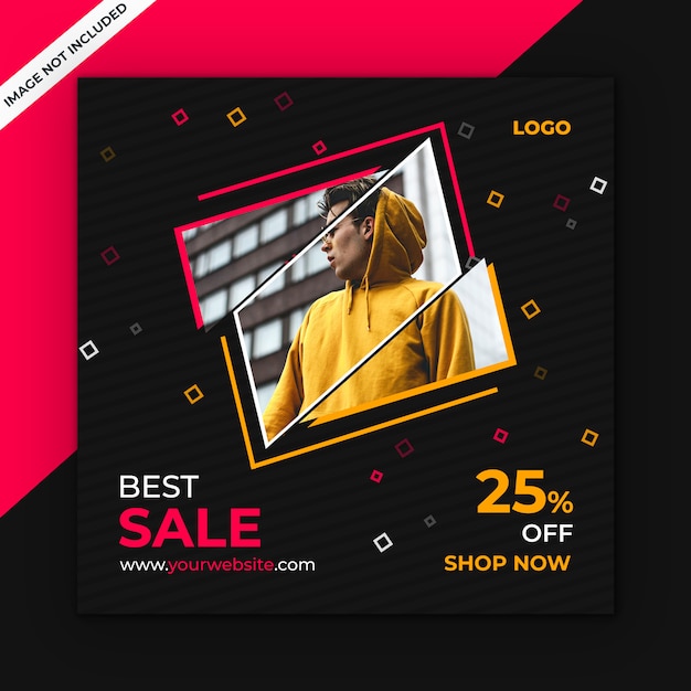 Sale social media post template