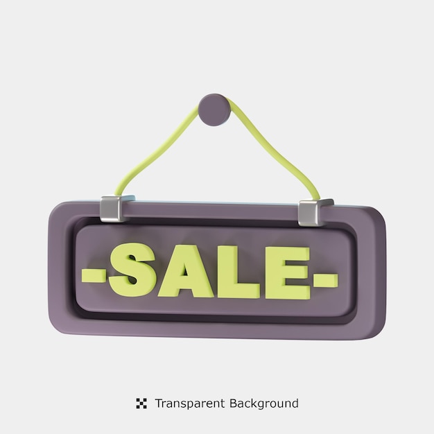 Sale Tag 3d icon illustration