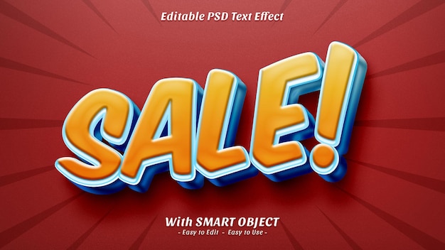 Sale text style effect