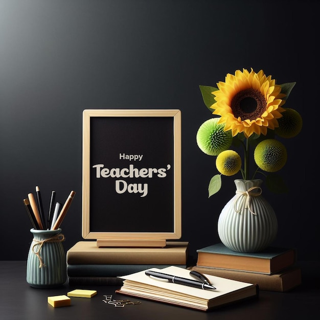 PSD saluting teachers happy teachers day psd banner design