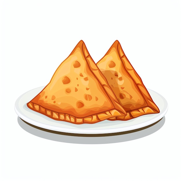 PSD samosa indian illustration