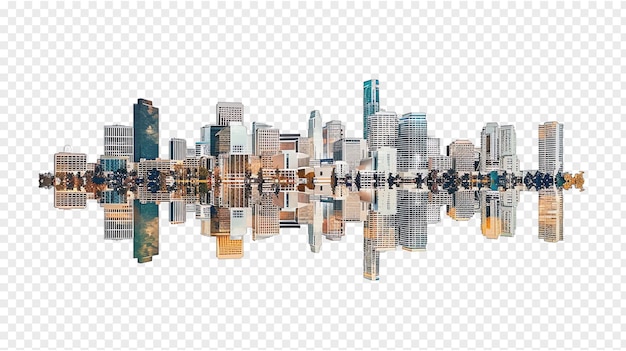 San Jose city skyline isolated on transparent background