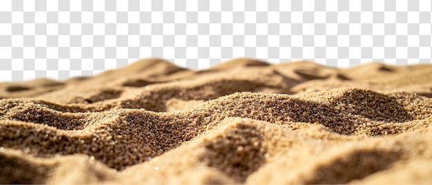 PSD sand isolated on transparent background png