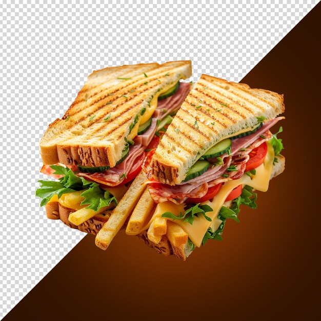 sandwich isolated on white background