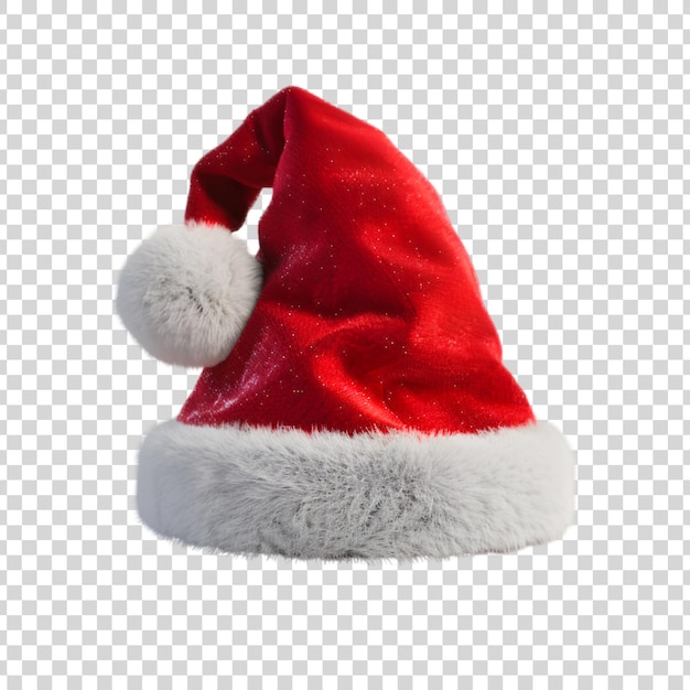 PSD santa claus hat isolated on a white background