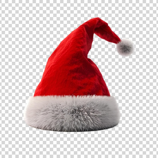 PSD santa claus hat isolated on a white background