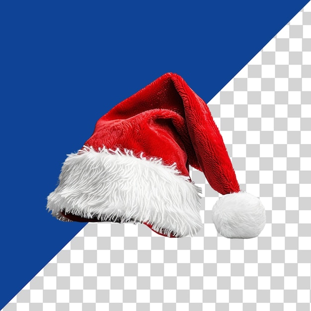 Santa hat alone against transparent background PNG