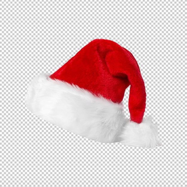 PSD santa hat cutout full depth of field