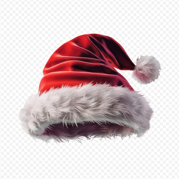 a santa hat that has a red hat on it