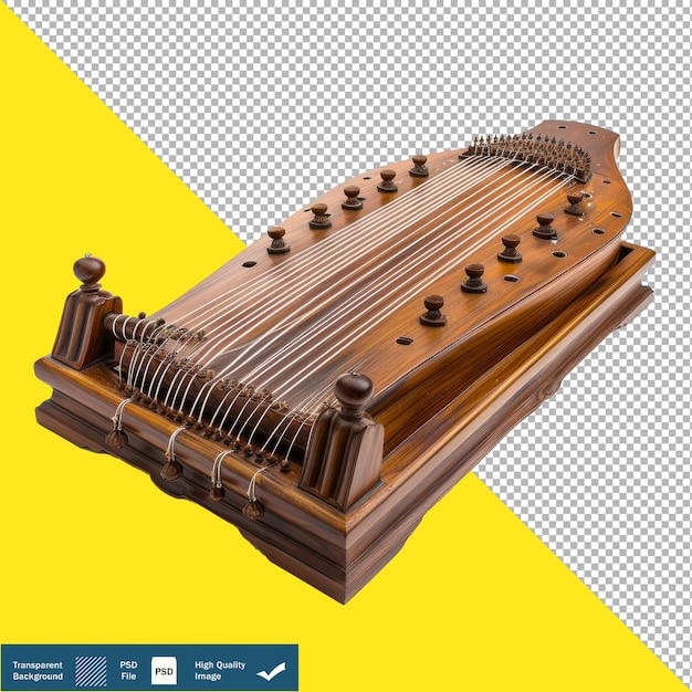 A Santoor on a White Background transparent background PNG PSD