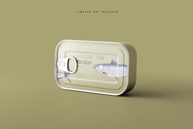 Sardine Can Mockup