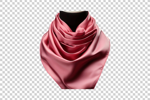 Satin Cravat isolated on transparent background