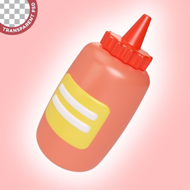 Sauce 3D Illustration Icon